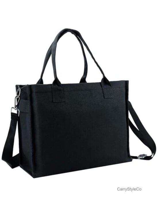 Handbags - ONEGenug Canvas Tote Bag Large Laptop Crossbody Travel Handbag